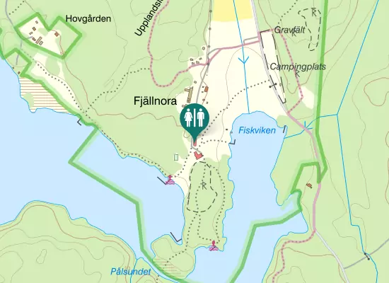 Karta over Pålsundet