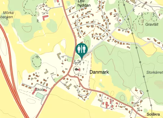 Karta over Krisslingevägen
