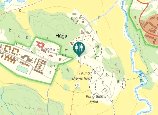 Karta över Hågavägen
