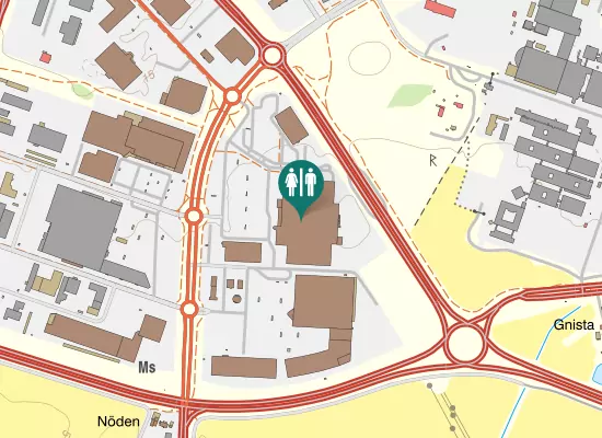 Karta över Tycho Hedéns väg