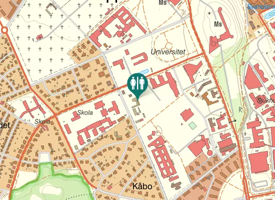 Karta over Norbyvägen