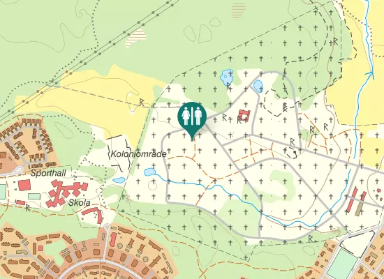 Karta over Stenhagsvägen
