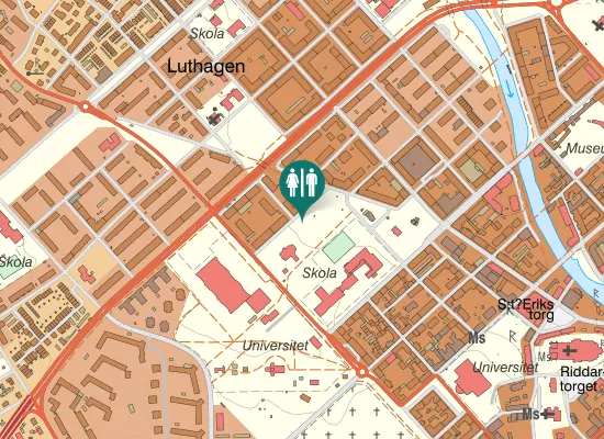 Karta över Vasagatan