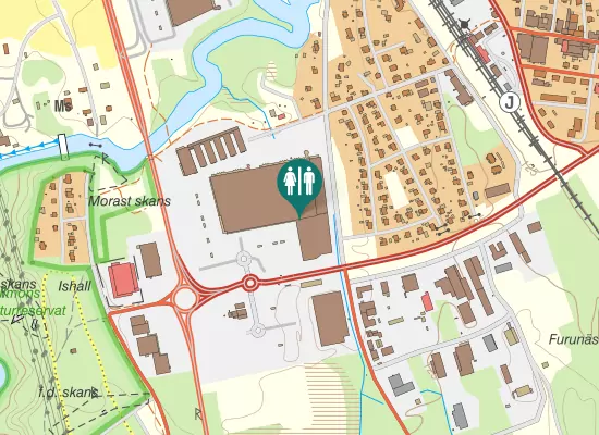 Karta over Charlottenbergsvägen 2