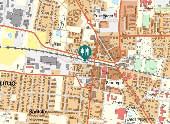 Karta över Järnvägsgatan