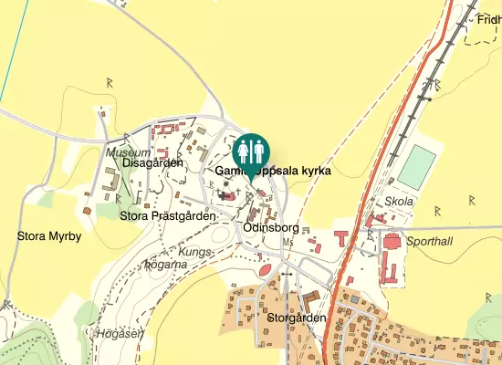 Karta over Ärnavägen