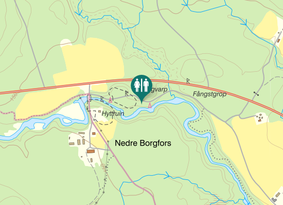 Karta över Snöåvägen