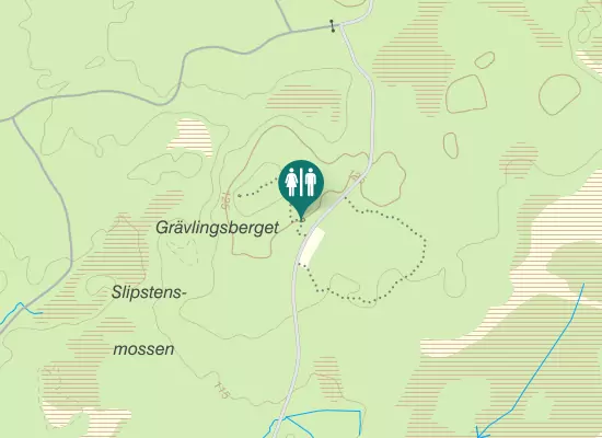 Karta over Vargbacksvägen