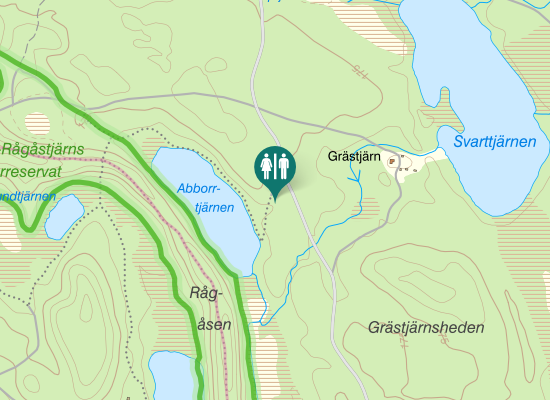 Karta över Snöåvägen