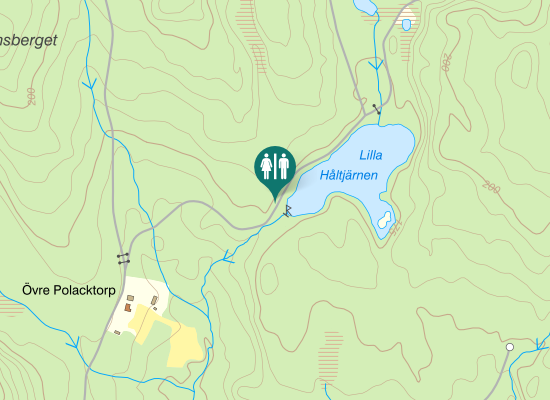 Karta över Korsbottenvägen