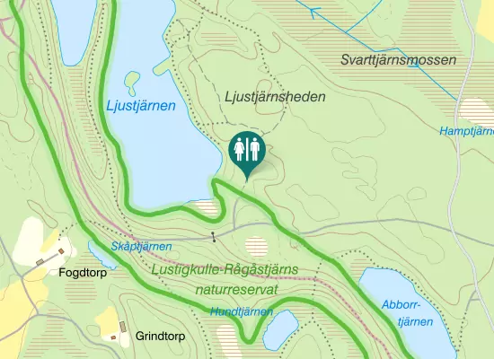 Karta over Snöåvägen