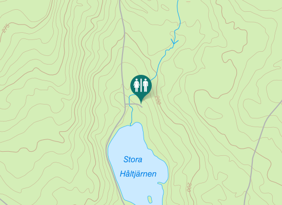 Karta över Korsbottenvägen