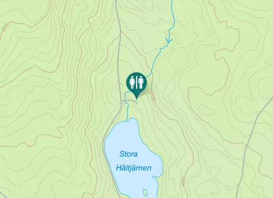 Karta over Korsbottenvägen