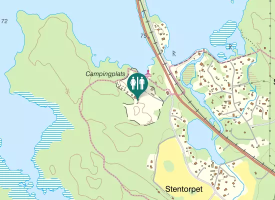 Karta over Gruvdammsrundan