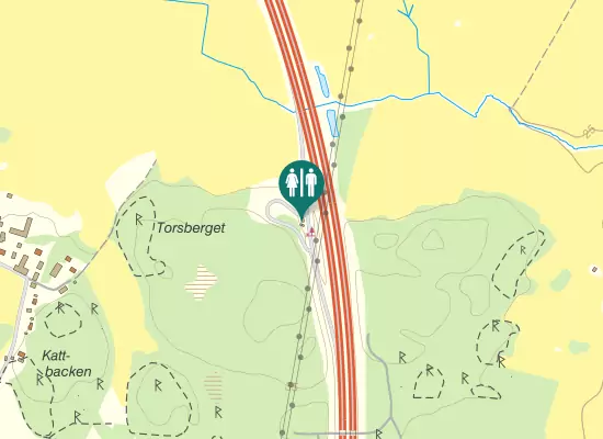 Karta over Rastplats Torsberget