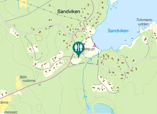 Karta över Sandviksvägen 57