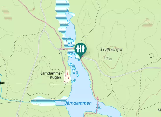 Karta över Gruvdammsrundan
