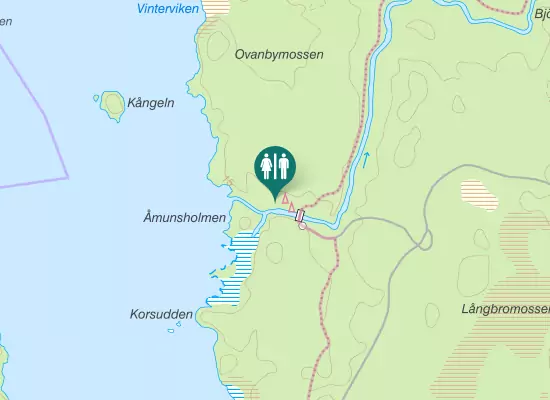 Karta over Upplandsleden
