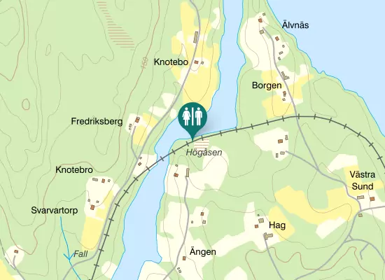 Karta over Rysktorpsvägen