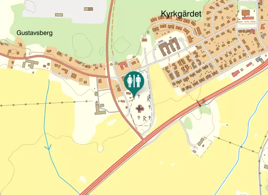 Karta over Prästgårdsvägen