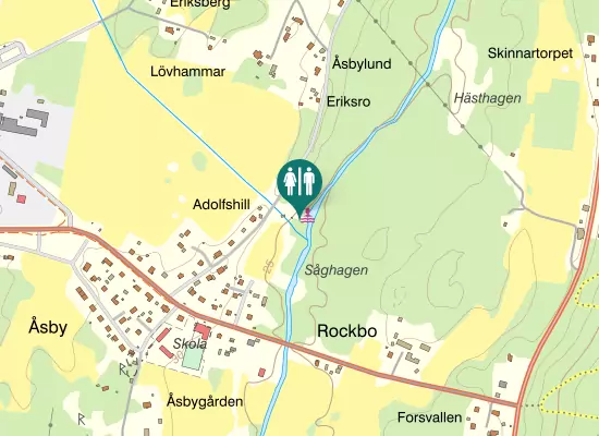 Karta over Stocksjövägen