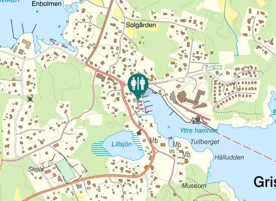 Karta over Fiskehamnsvägen