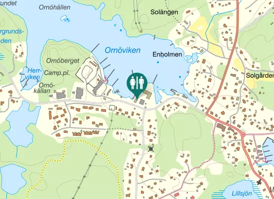 Karta over Ekbacksvägen