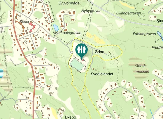 Karta over Elljusspåret