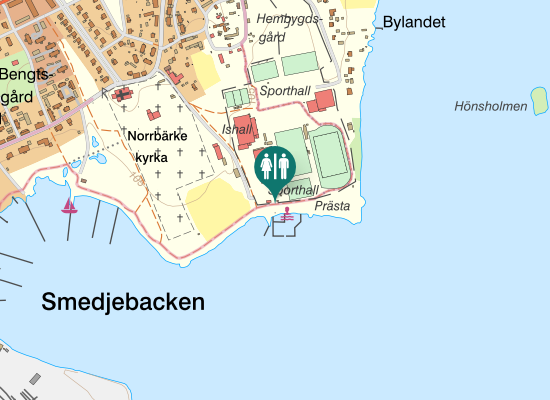 Karta över Prästavägen