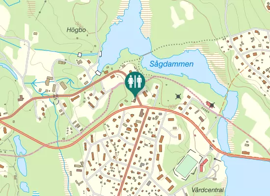 Karta over Tyforsvägen