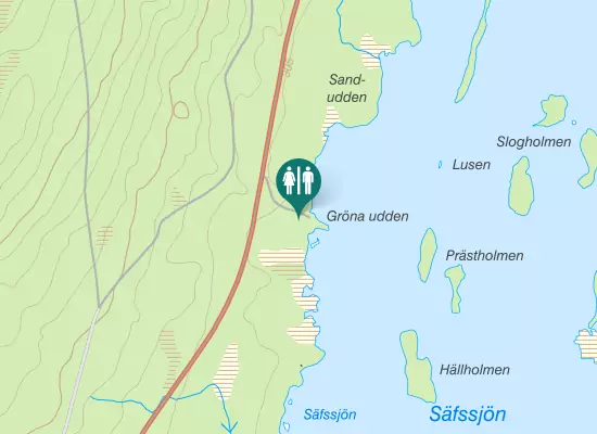 Karta over Nåsvägen