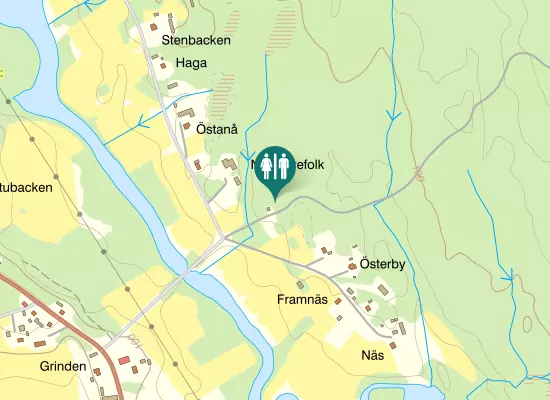 Karta over Östmarksvägen