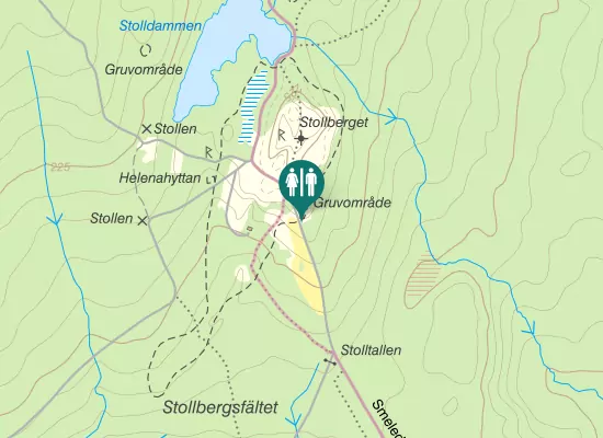 Karta over Stollbergsvägen