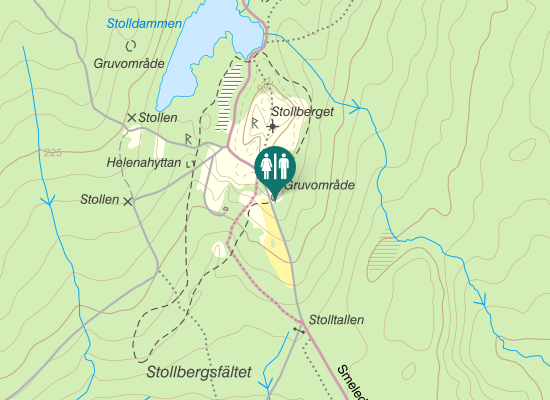 Karta över Stollbergsvägen