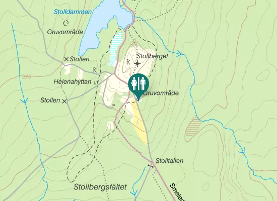 Karta over Stollbergsvägen
