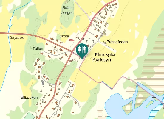 Karta over Upplandsleden