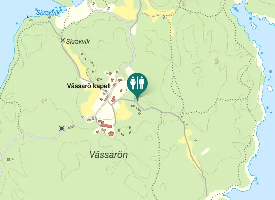 Karta over Stora Duschen