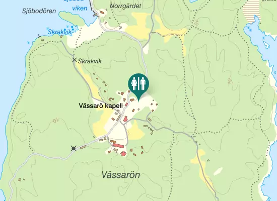 Karta over Fladanvägen