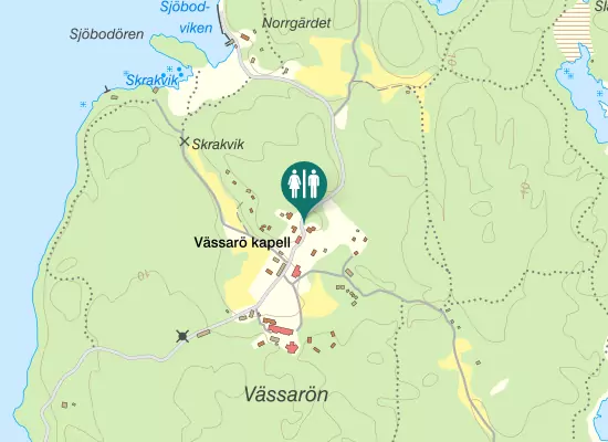 Karta over Fladanvägen