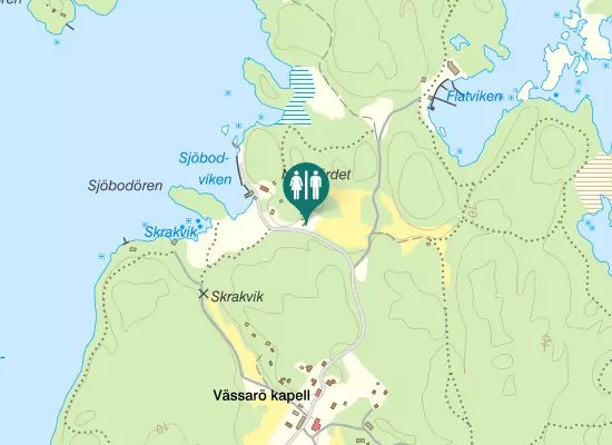 Karta over Fladanvägen