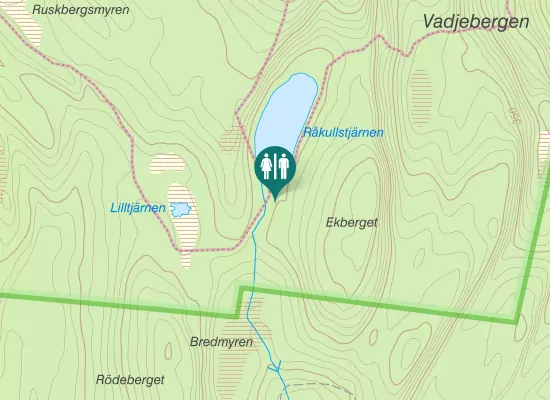 Karta over Västra Vadje