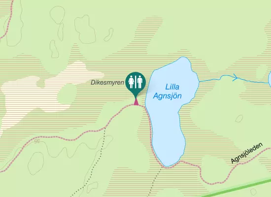 Karta over Labbovägen