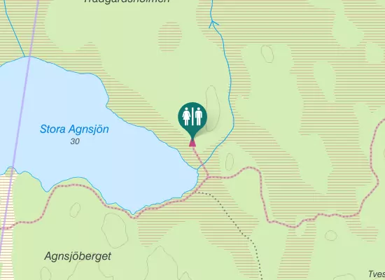 Karta over Upplandsleden