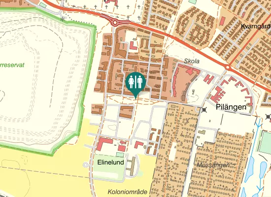 Karta over Elinelundsparken