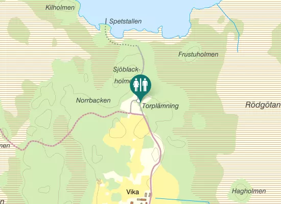 Karta over Upplandsleden