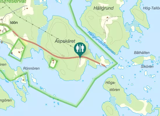 Karta över Idövägen