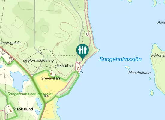 Karta over Fiskarhusvägen