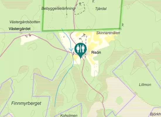 Karta over P Risön
