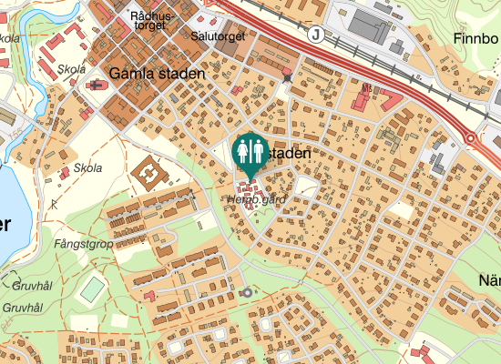 Karta över Museigatan