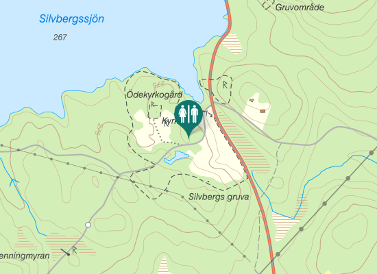 Karta över Lövstäktsvägen